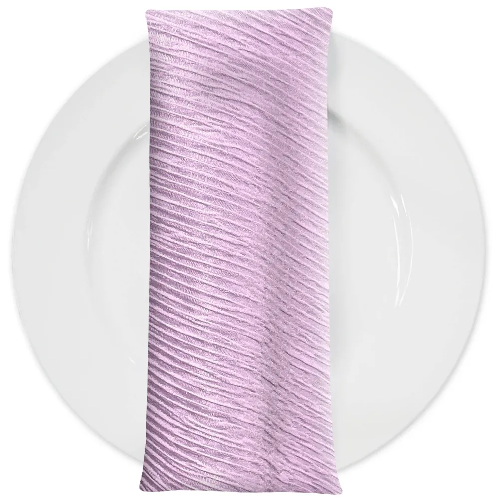 Bella Crepe Table Napkin in Lavender