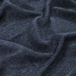 Bella Crepe Table Napkin in Navy