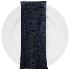 Bella Crepe Table Napkin in Navy