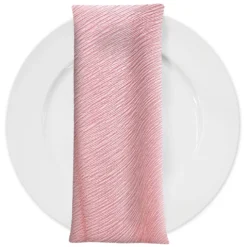 Bella Crepe Table Napkin in Pink