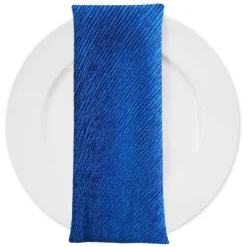 Bella Crepe Table Napkin in Royal