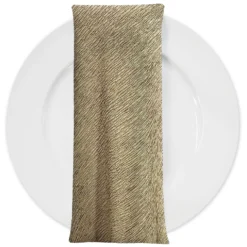 Bella Crepe Table Napkin in Taupe