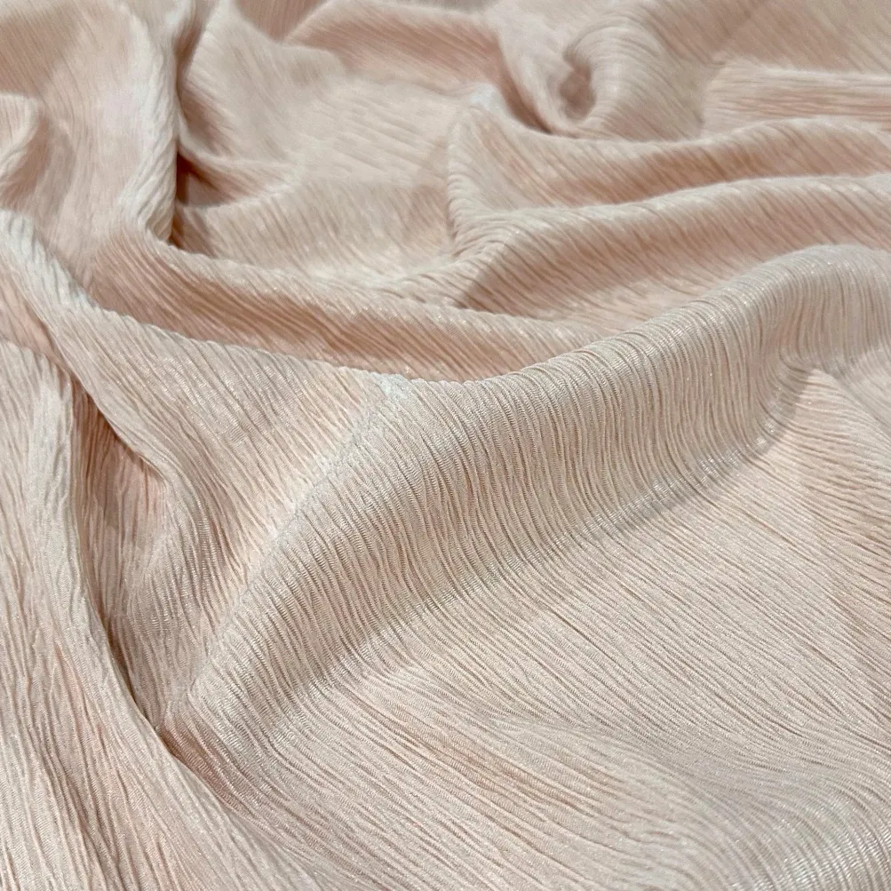 Bella Crepe Table Runner in Blush