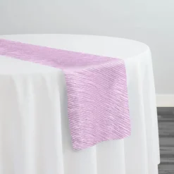 Bella Crepe Table Runner in Lavender