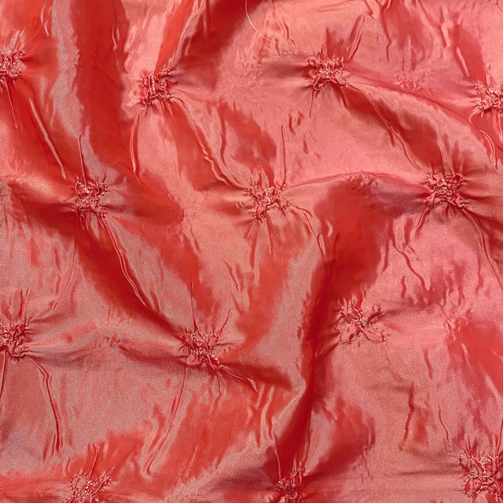 Belly Button (Pinwheel) Table Linen in Coral