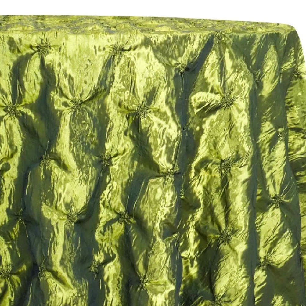 Belly Button (Pinwheel) Table Linen in Olive