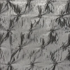 Belly Button (Pinwheel) Table Linen in Charcoal