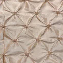 Belly Button (Pinwheel) Table Runner in Taupe Gold