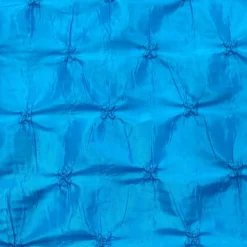 Belly Button (Pinwheel) Table Runner in Turquoise