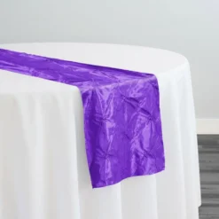 Belly Button (Pinwheel) Table Runner in Purple