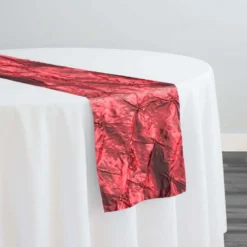 Belly Button (Pinwheel) Table Runner in Burgundy