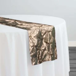 Belly Button (Pinwheel) Table Runner in Brown