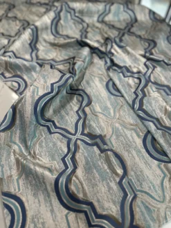 Bentley Jacquard Table Linen in Turquoise