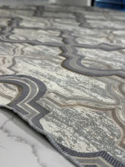 Bentley Jacquard Table Linen in Silver