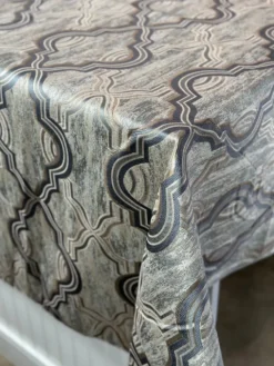 Bentley Jacquard Table Linen in Silver