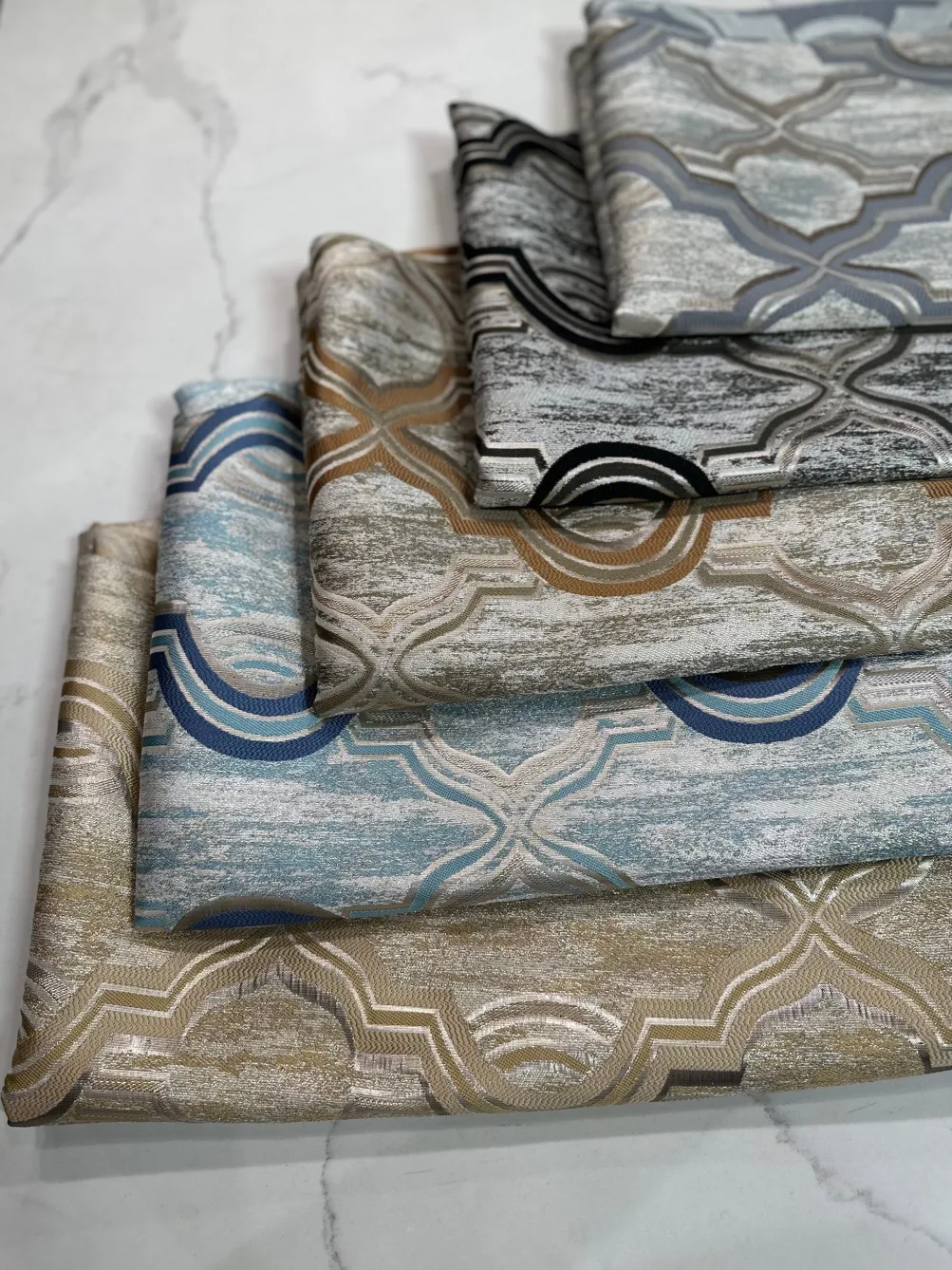Bentley Jacquard Table Linen in Gold