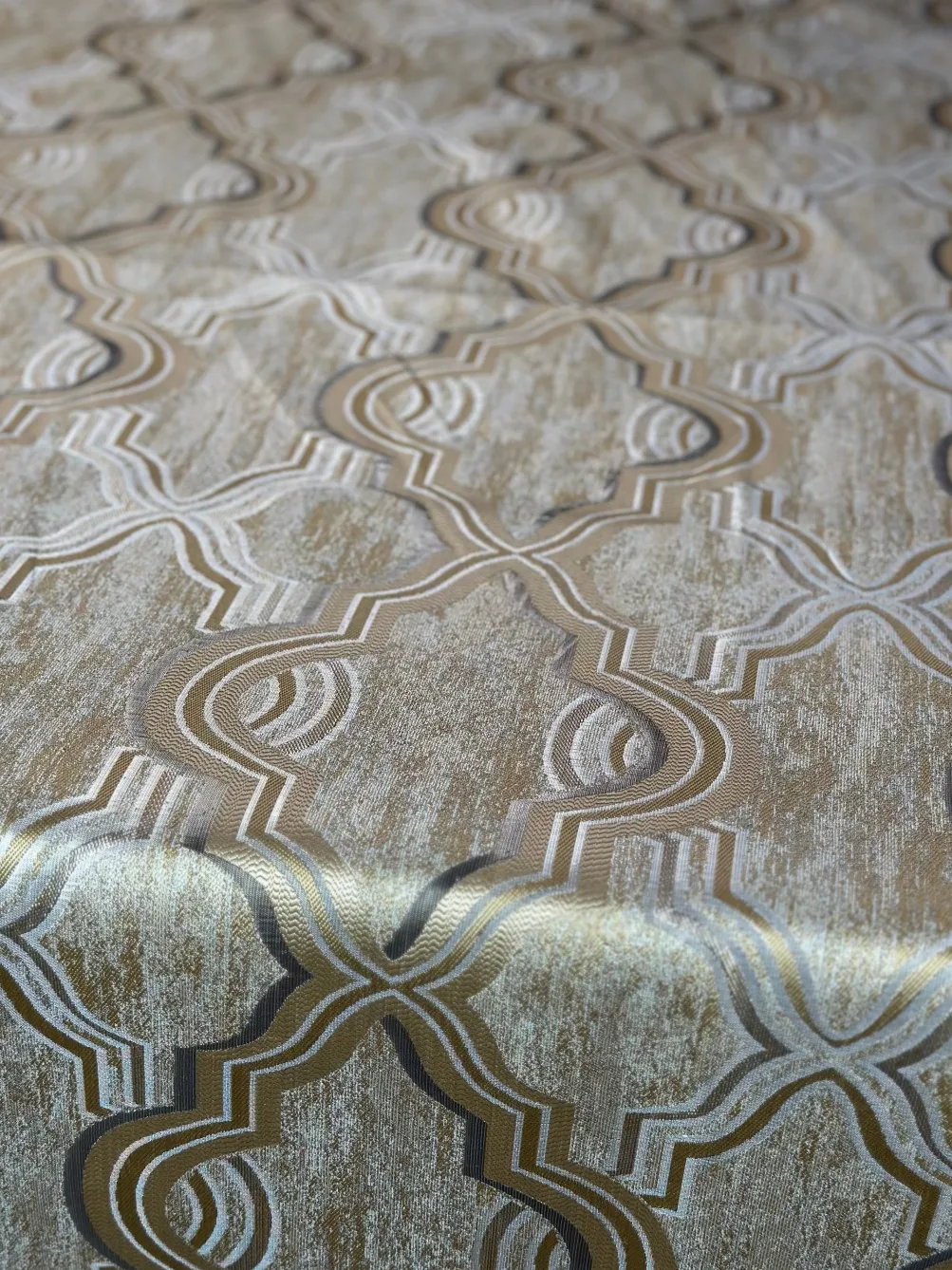 Bentley Jacquard Table Linen in Gold