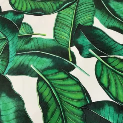 Beverly (Poly Print) Table Runner in Green/White