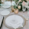 Birch - Glass Charger Plate in Gold (Item # 0298)