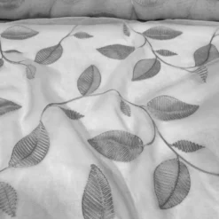 Birch Leaf Table Linen in Grey