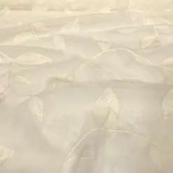 Birch Leaf Table Linen in Ivory