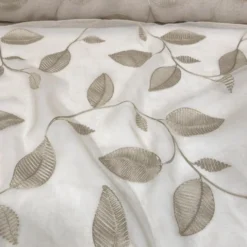 Birch Leaf Table Runner in Taupe