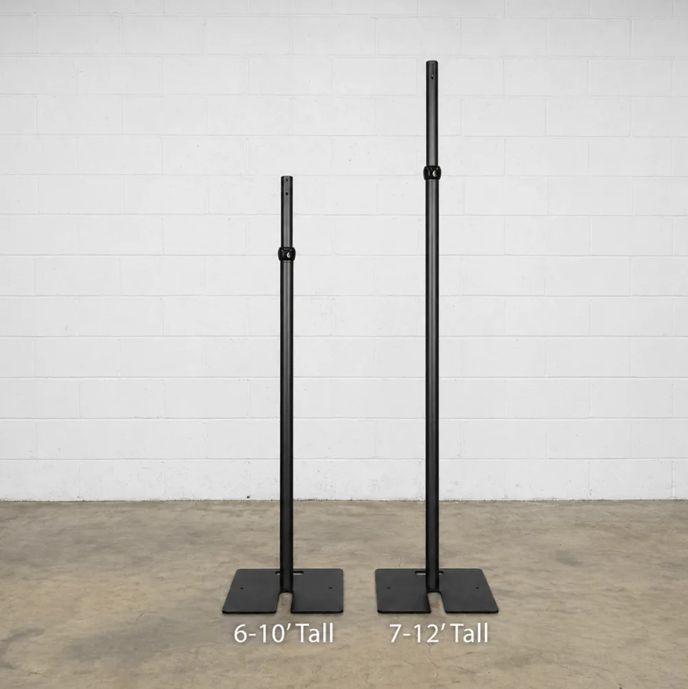 Black Anodized Uprights & Crossbars