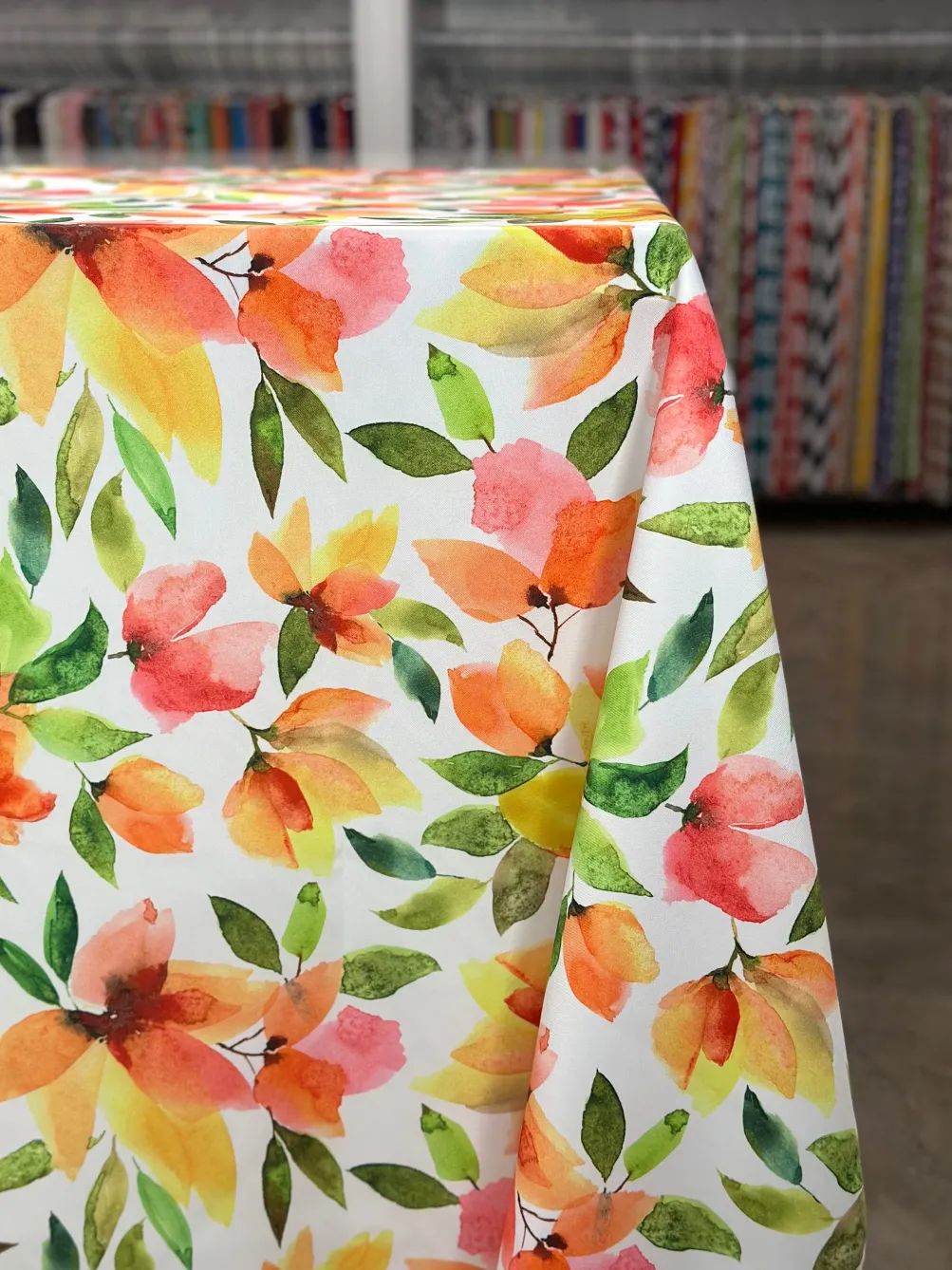 Blooms Floral (Poly Print) Table Linen