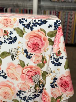Blush Bouquet (Poly Print) Table Linen