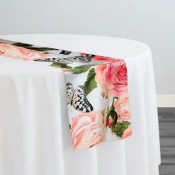 Blush Bouquet (Poly Print) Table Runner