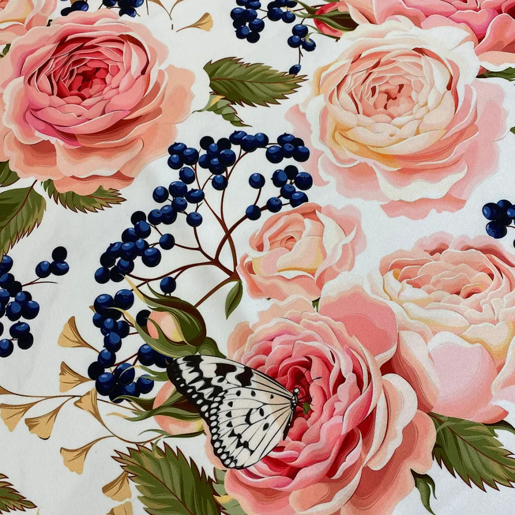 Blush Bouquet (Poly Print) Table Runner