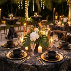 Boho Chic (Poly Print) Table Linen