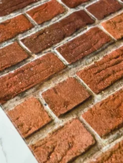 Brick (Poly Print) Table Linen