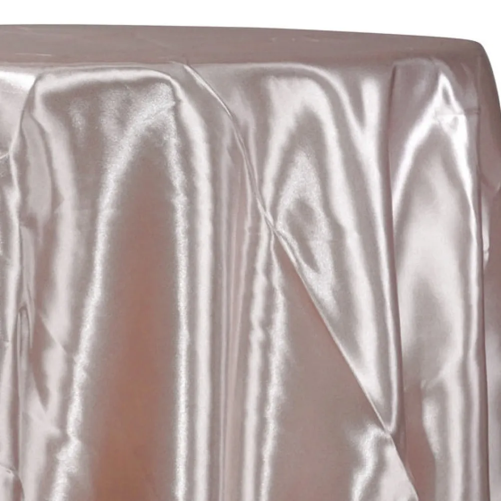 Bridal Satin Table Linen in Blush 075