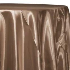 Bridal Satin Table Linen in Cappucino 47