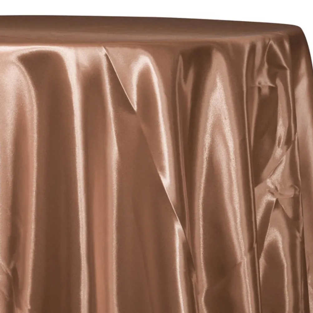Bridal Satin Table Linen in Camel 249