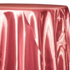 Bridal Satin Table Linen in Coral 201