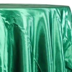 Bridal Satin Table Linen in Kelly Green 116