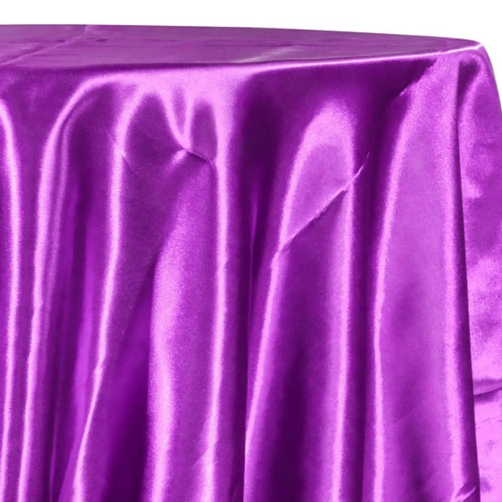 Bridal Satin Table Linen in Lavender 169