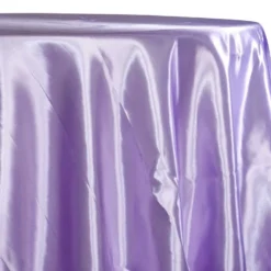 Bridal Satin Table Linen in Lilac 140