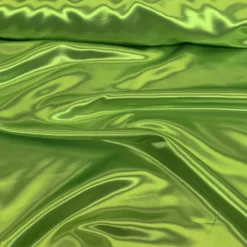 Bridal Satin Table Linen in Lime Green 38