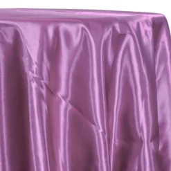 Bridal Satin Table Linen in Mauve 35
