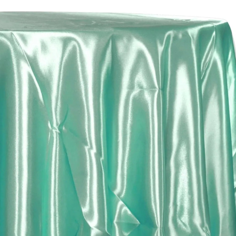 Bridal Satin Table Linen in Mint 765