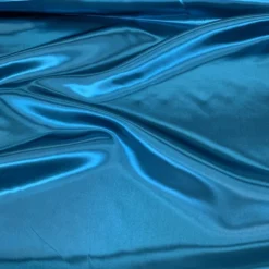 Bridal Satin Table Linen in Peacock 777