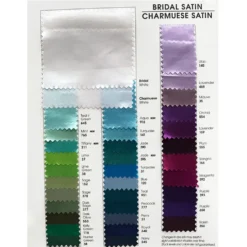 Bridal Satin Table Linen in Plum 555