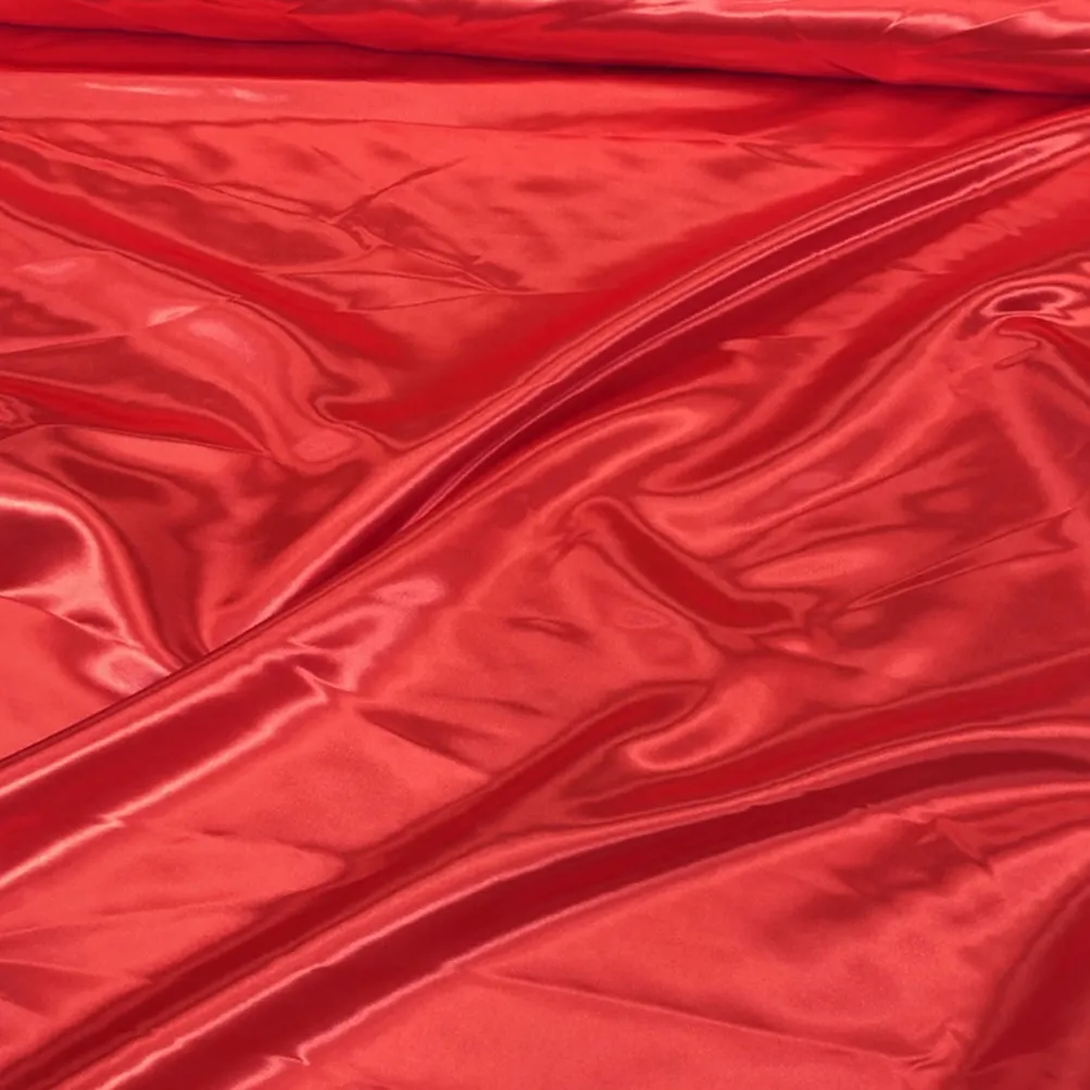 Bridal Satin Table Linen in Red 190