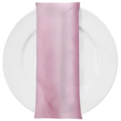 Bridal Satin Table Napkin in Dark Pink 158