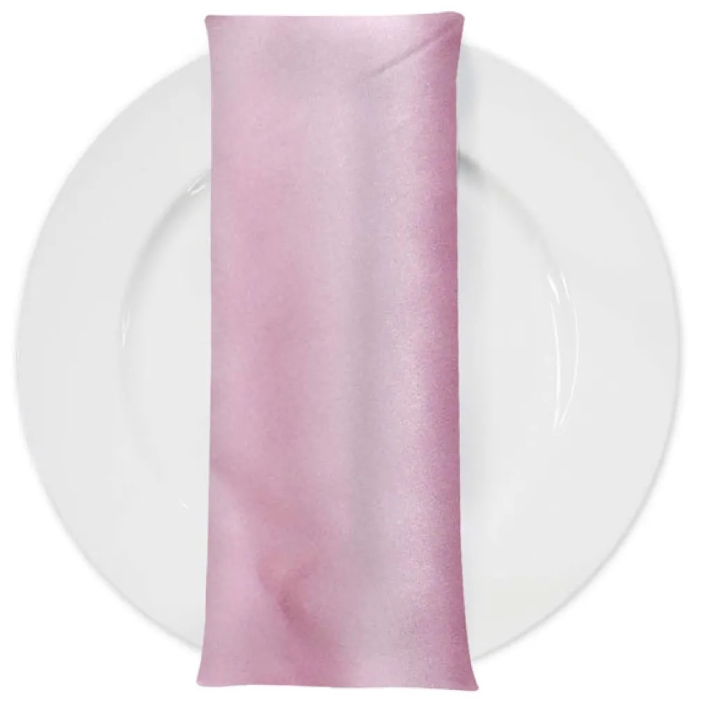 Bridal Satin Table Napkin in Dark Pink 158