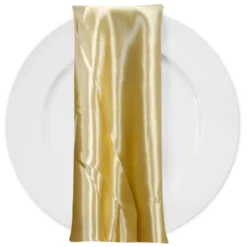 Bridal Satin Table Napkin in Gold 902