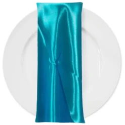 Bridal Satin Table Napkin in Jade 390